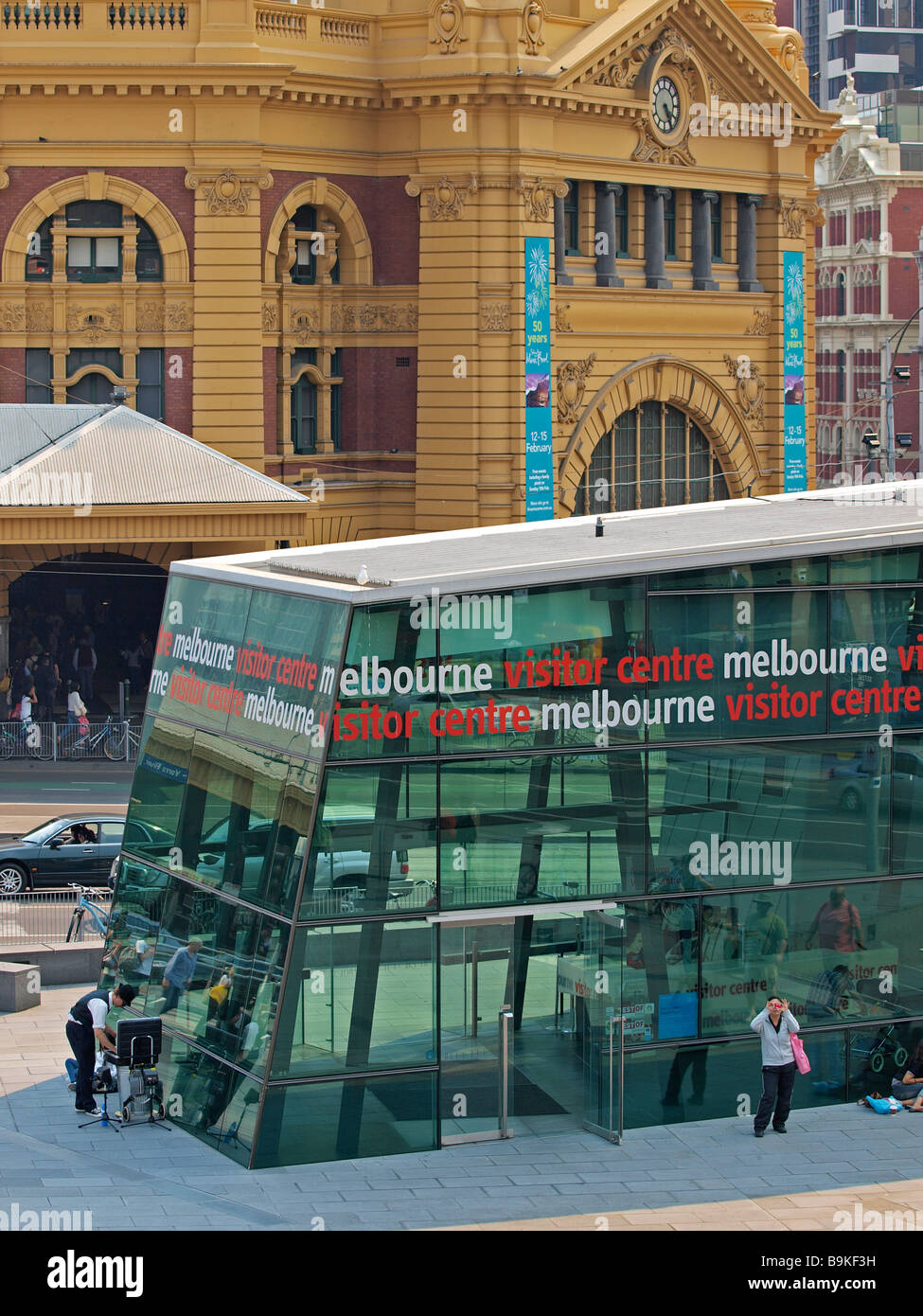 INFORMATION CENTRE MELBOURNE VICTORIA AUSTRALIA Stock Photo Alamy