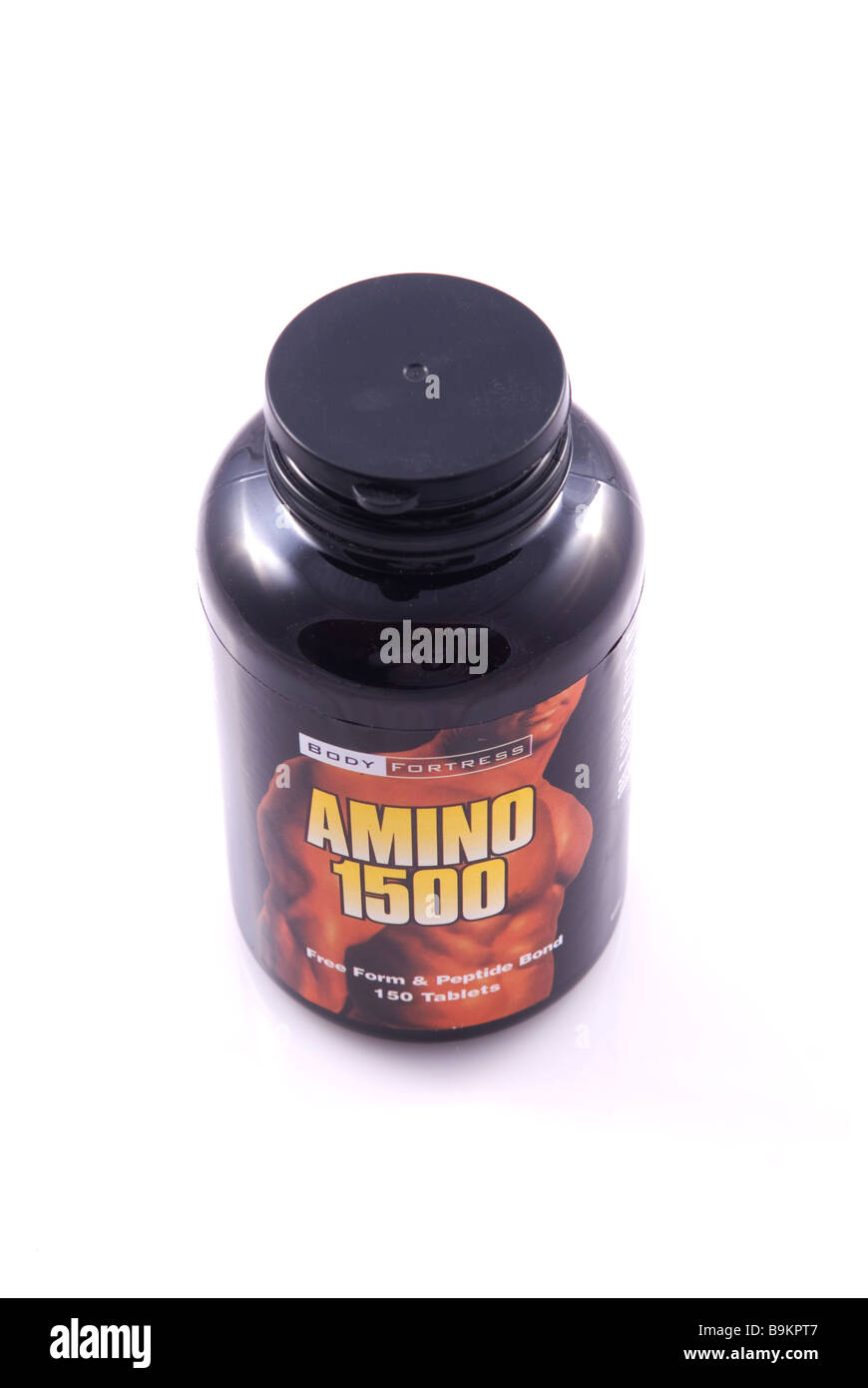 Amino acid supplements Stock Photo