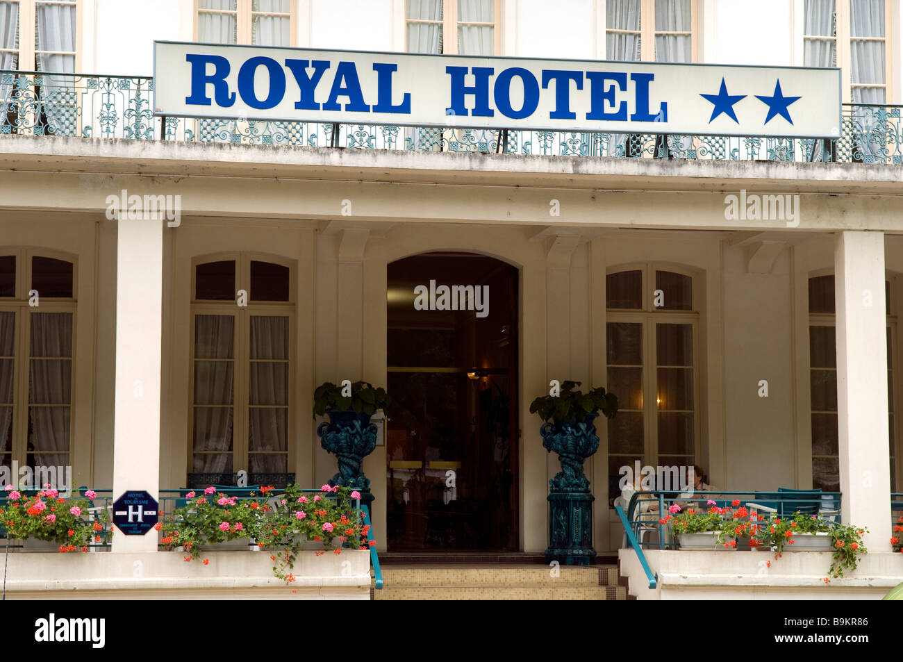 France, Haute Garonne, Bagneres de Luchon spa town, Royal Hotel Stock Photo Alamy