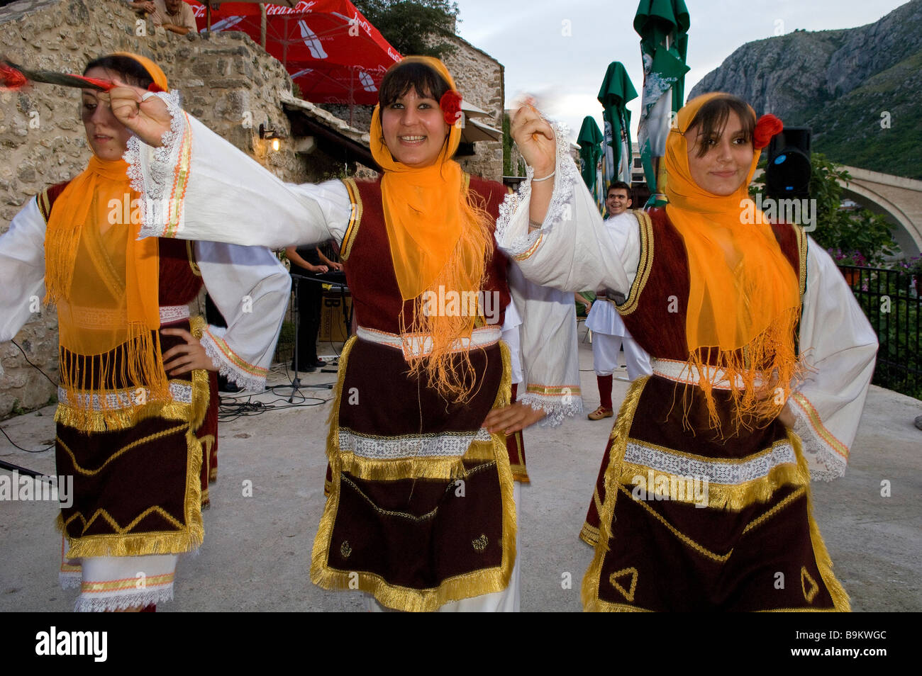 Bosnia and Herzegovina, Mostar, folk dances Stock Photo - Alamy