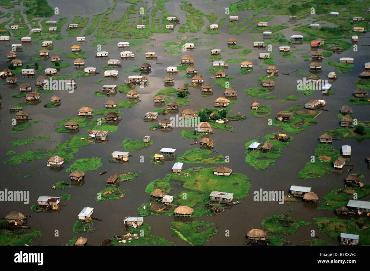 Ganvie - a village on the lake Ganvie - a village on the lake