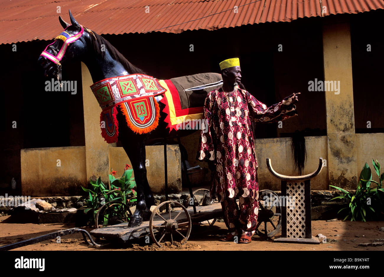 Benin, Collines County, Dassa Zoume, the King of Dassa Zoume former ...