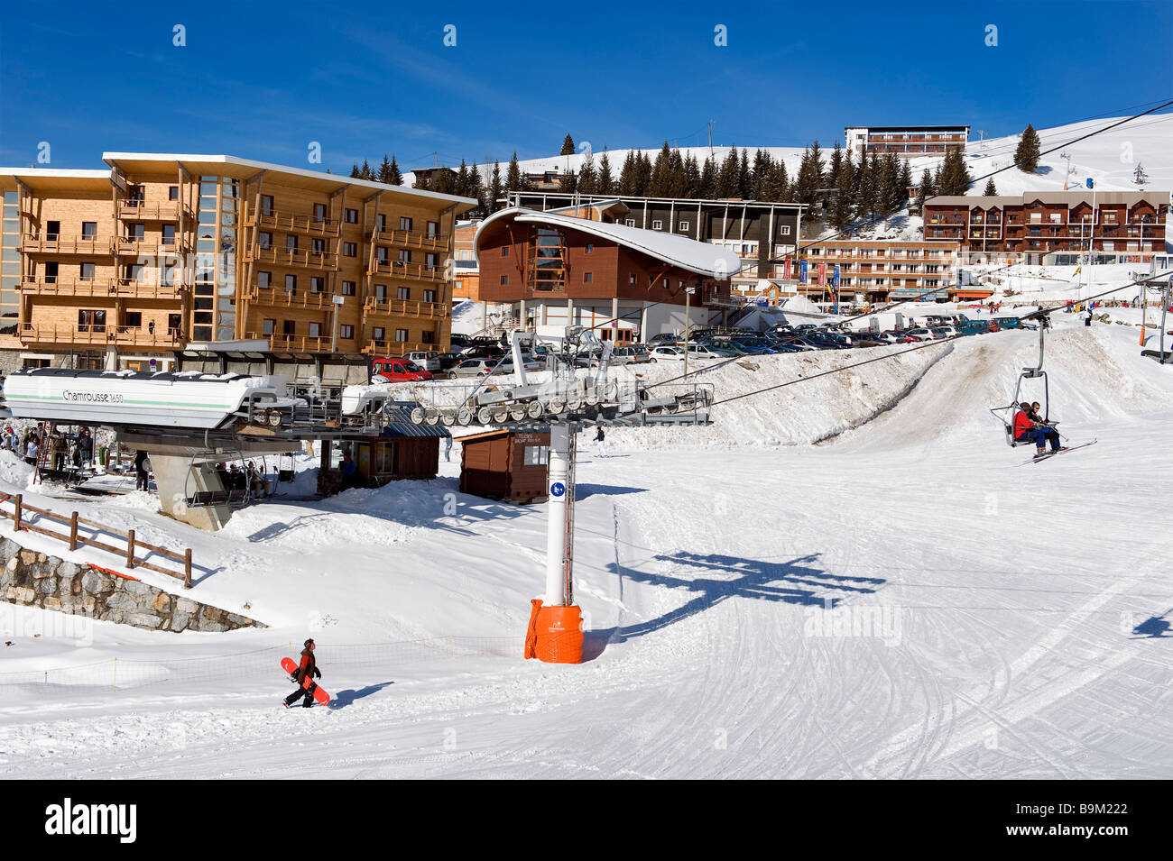 France, Isere, Belledonne Massif, Chamrousse, ski resort, Recoin site (1650  m Stock Photo - Alamy