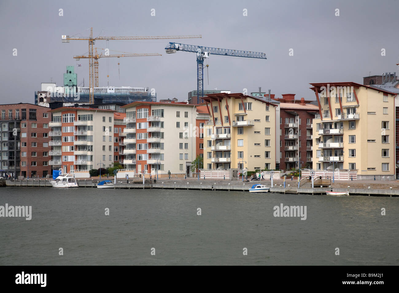 Blocks of flats at the seaside, Gothenburg, Sweden Stock Photo Alamy