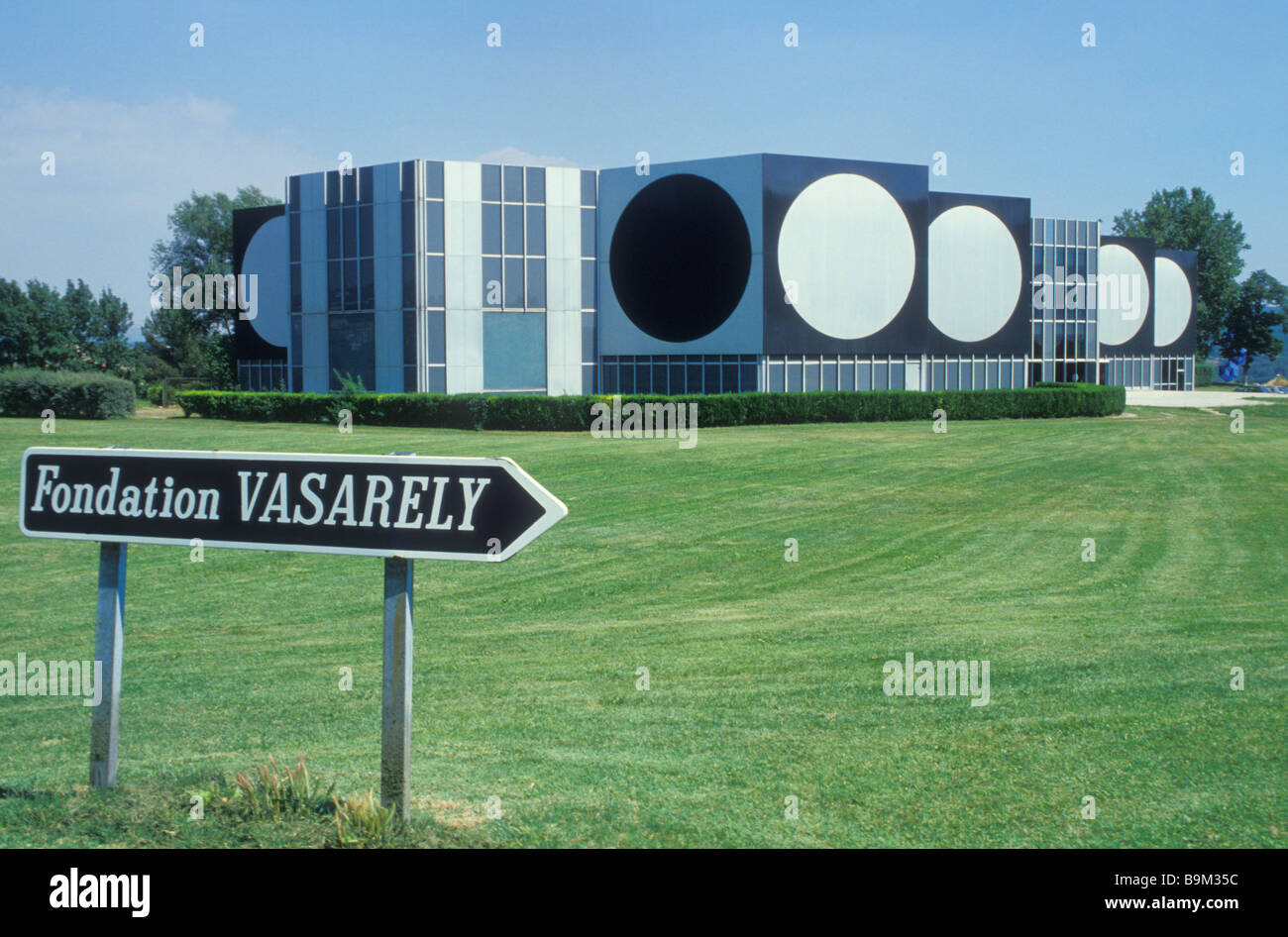 Fondation Vasarély, Victor Vasarély Museum, Aix en Provence, Provence, France Stock Photo