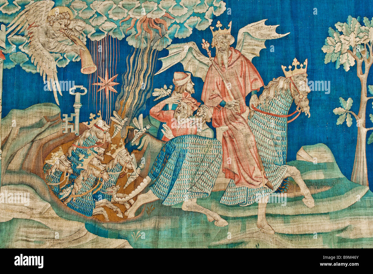 France, Maine et Loire, Angers, castle, the Apocalypse tapestry, for