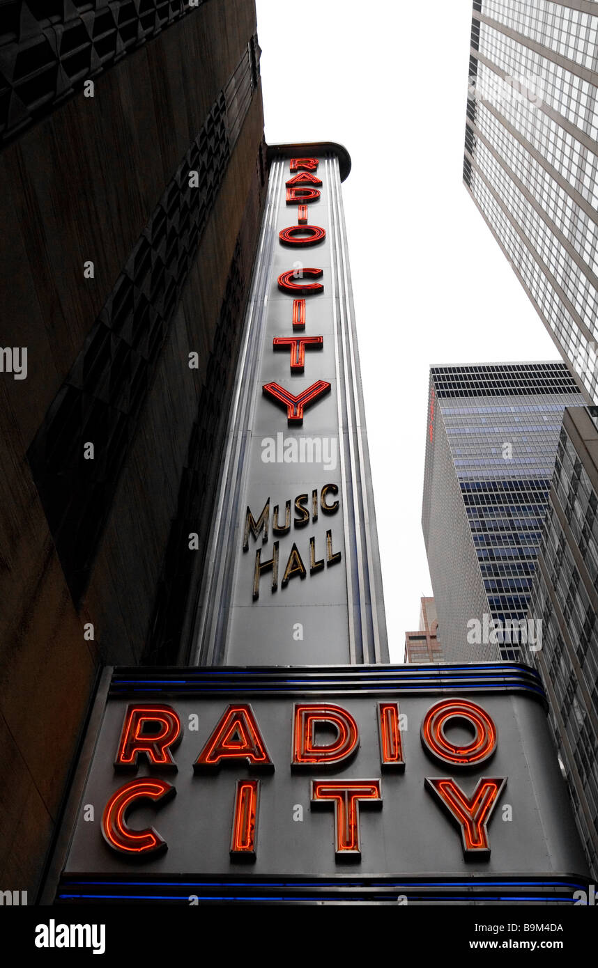 Radio City Music Hall, New York Stock Photo - Alamy