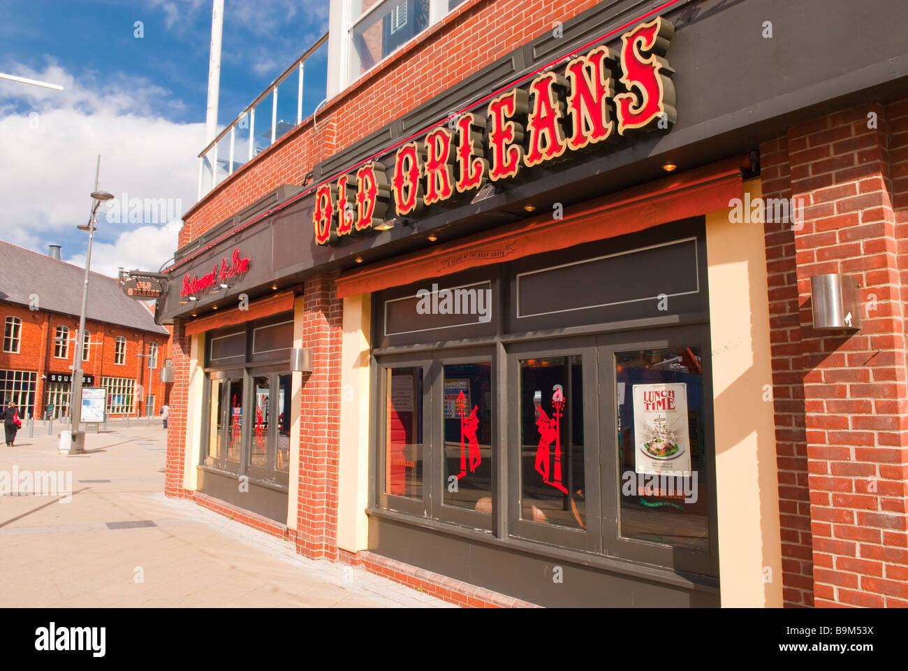 Old Orleans restaurant & bar at the riverside complex in Norwich,Norfolk,Uk Stock Photo
