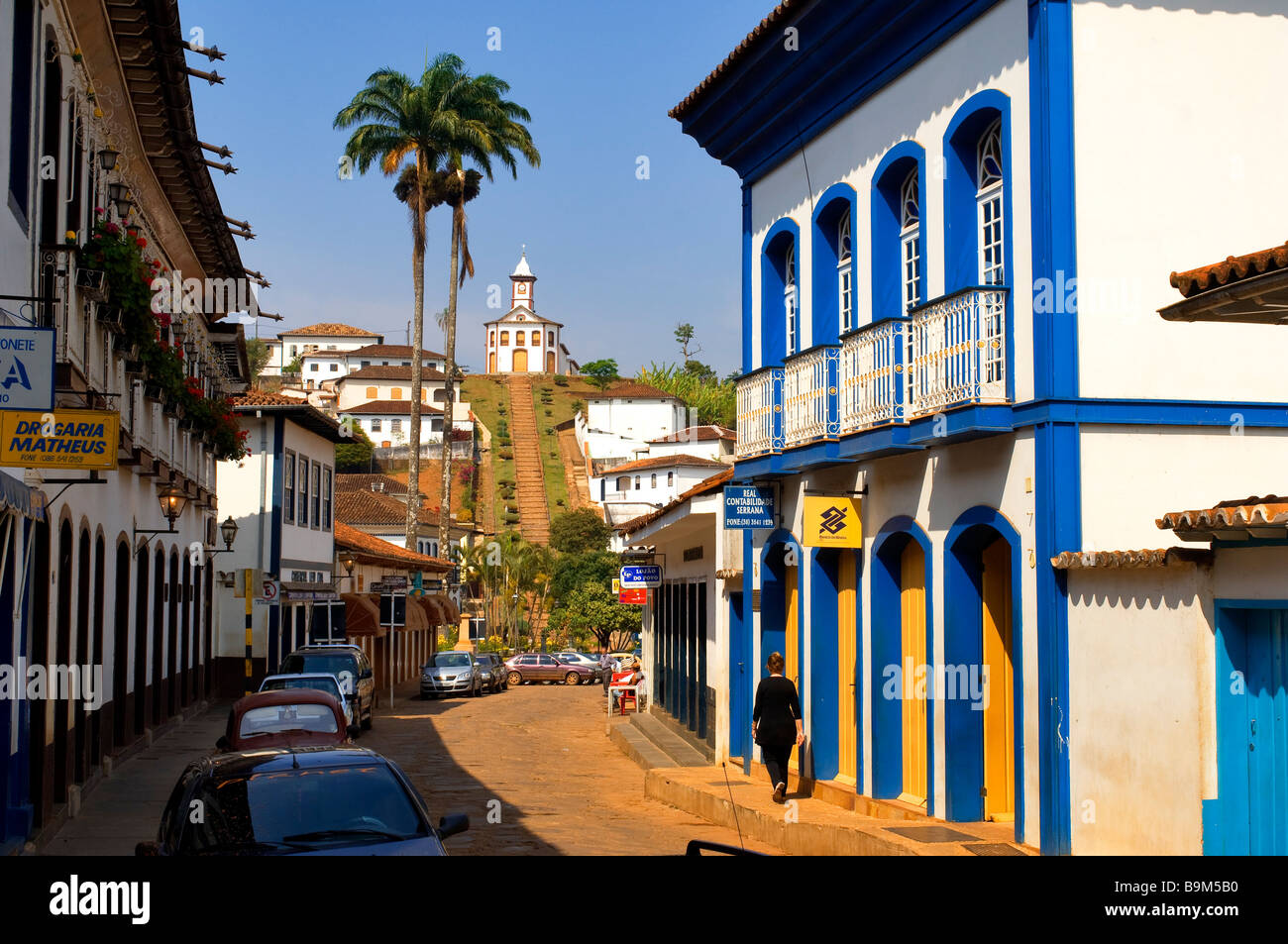 Brazil, Minas Gerais state, Serro, Capela de Santa Rita (Gold Route
