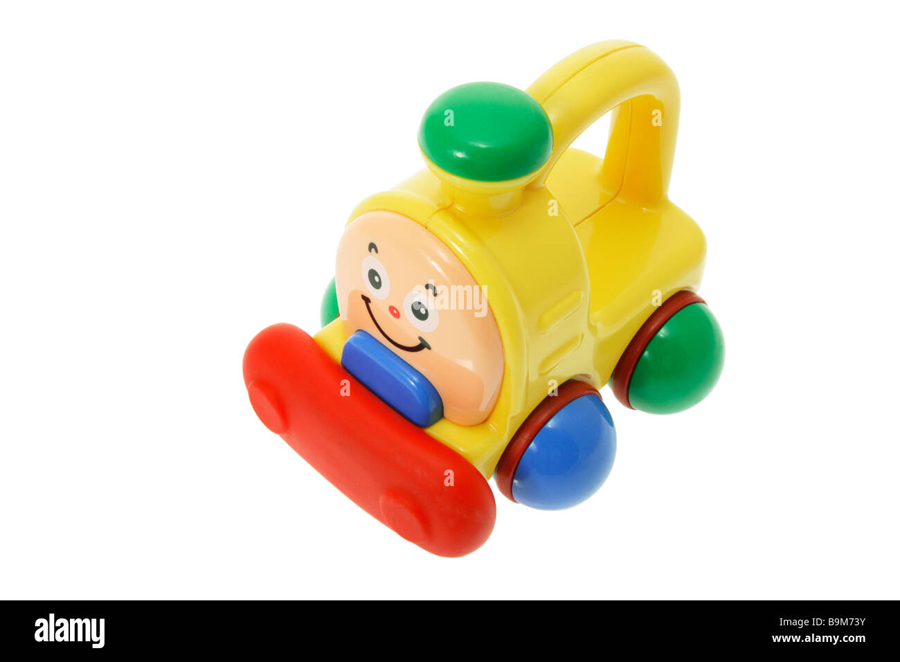 Plastic Toy Train Stock Photo