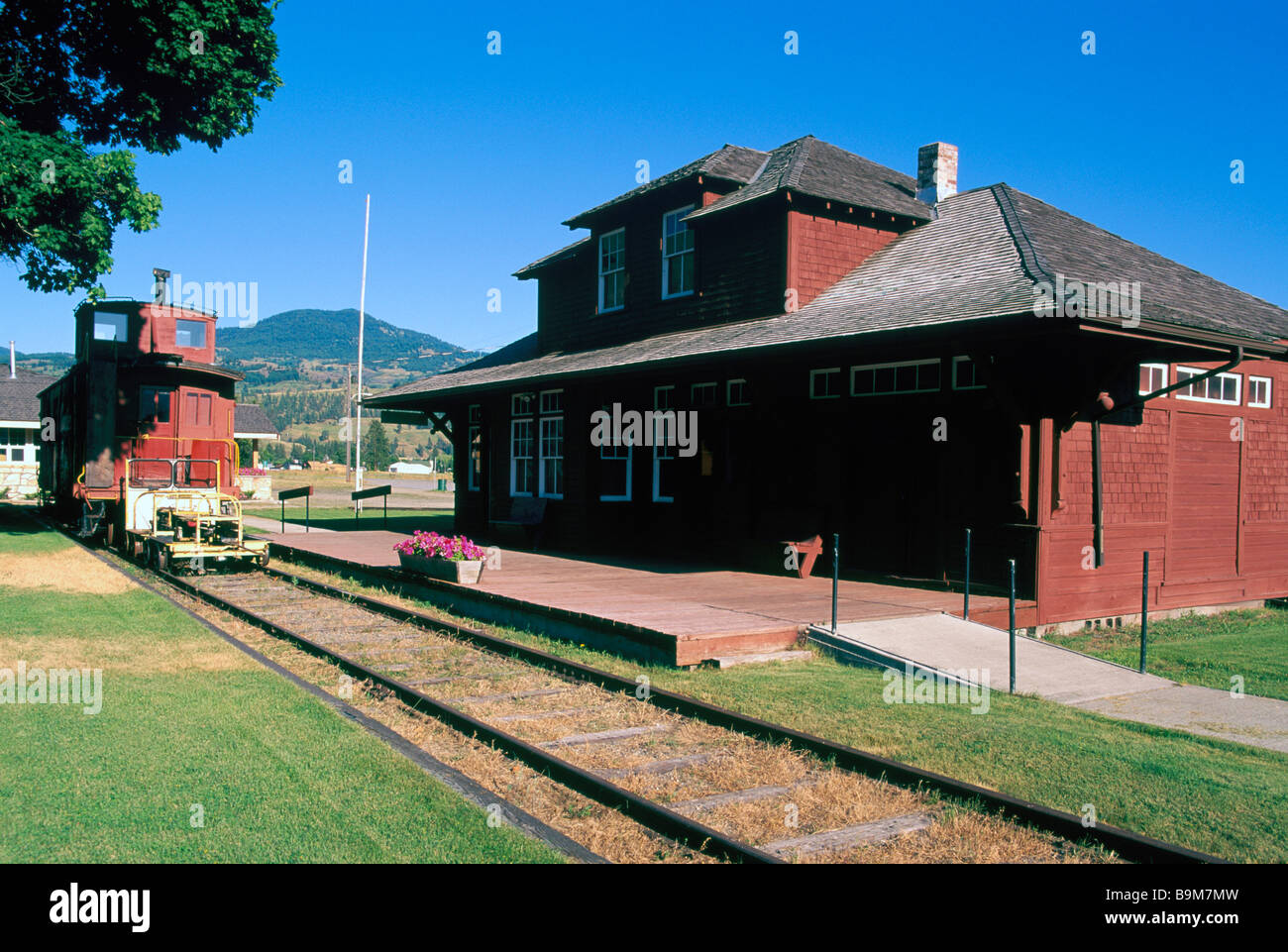 The "Kettle River Museum" on Highway 3 at Midway in the Kettle Valley
