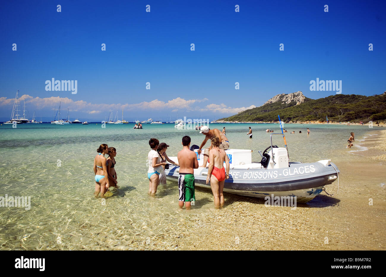 France Var Ile De Porquerolles Plage Notre Dame