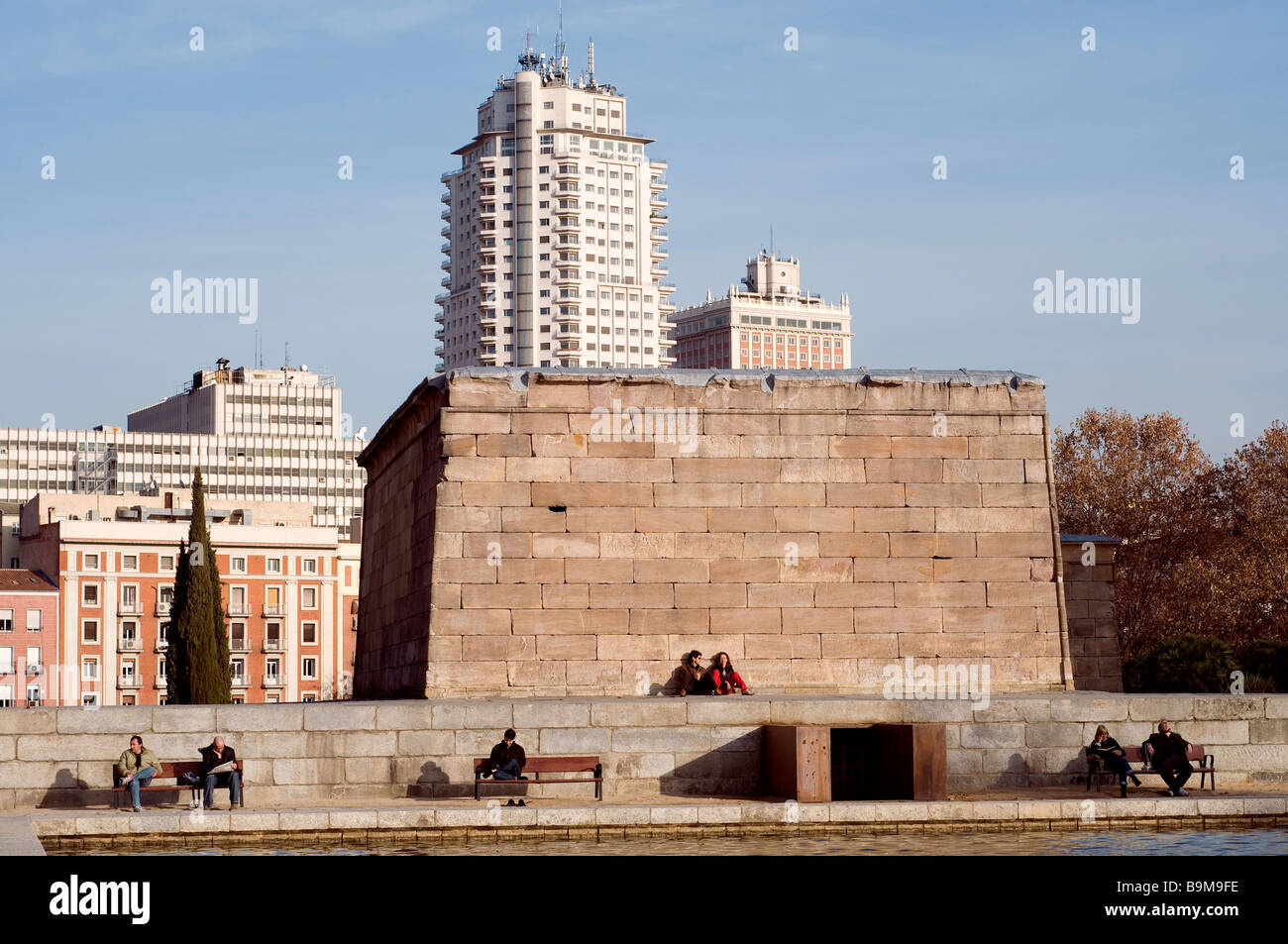 Spain, Madrid, Templo De Debod (temple Of Debod Stock Photo - Alamy