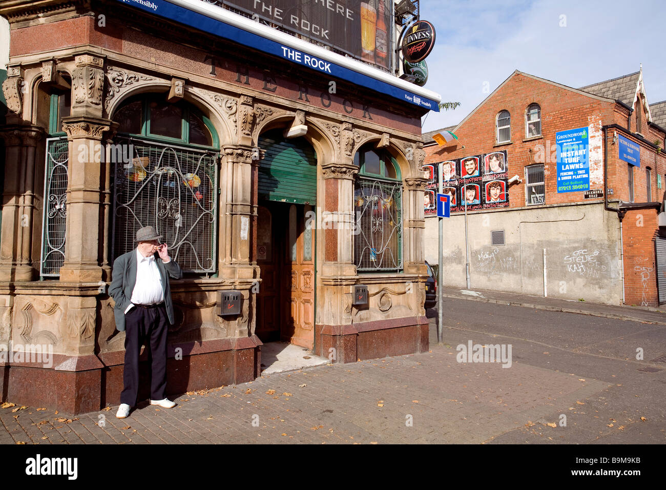 United Kingdom, Northern Ireland, Belfast, Catholic Falls area, The