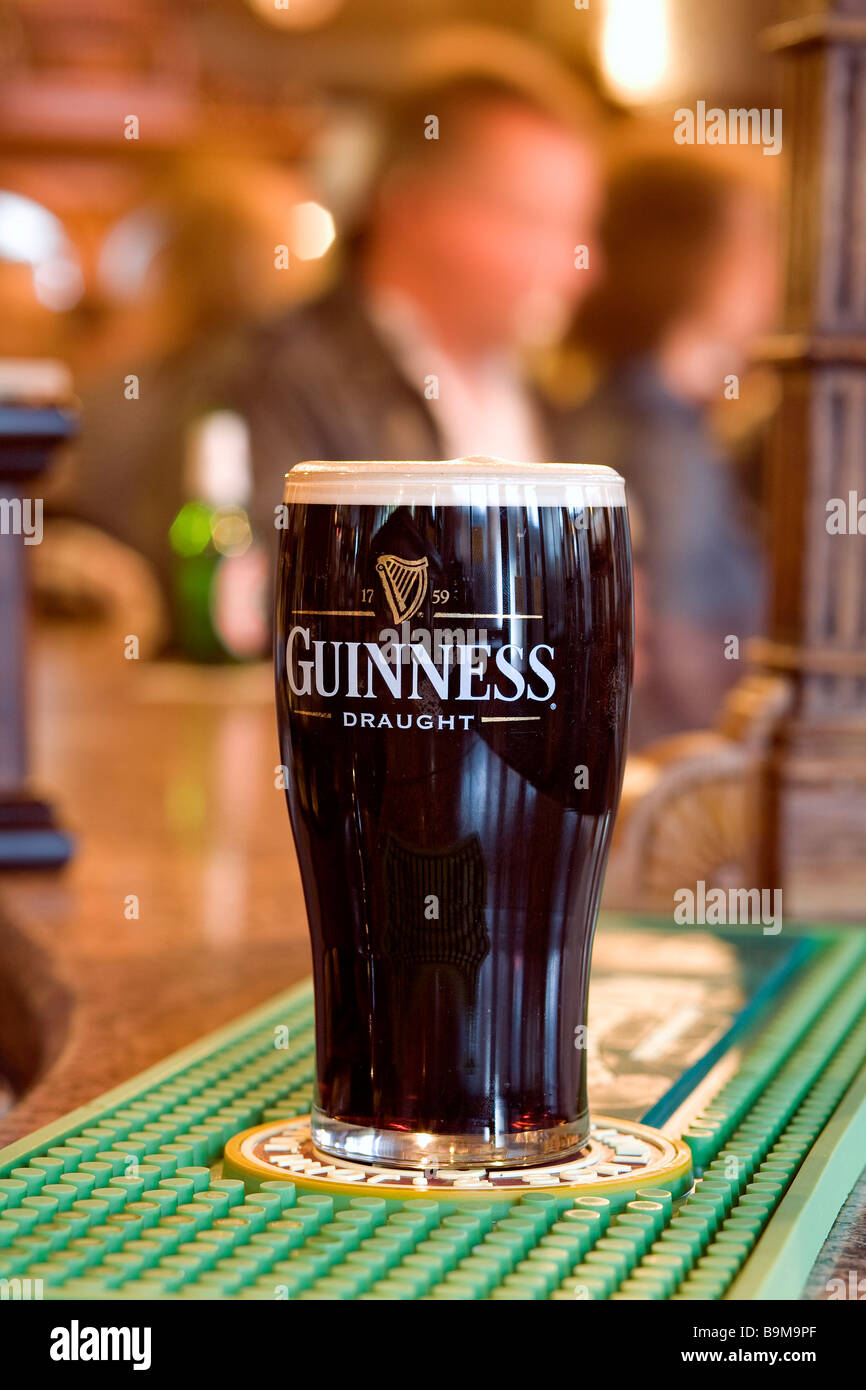 United Kingdom, Northern Ireland, Belfast, Pint Of Guinness In The ...