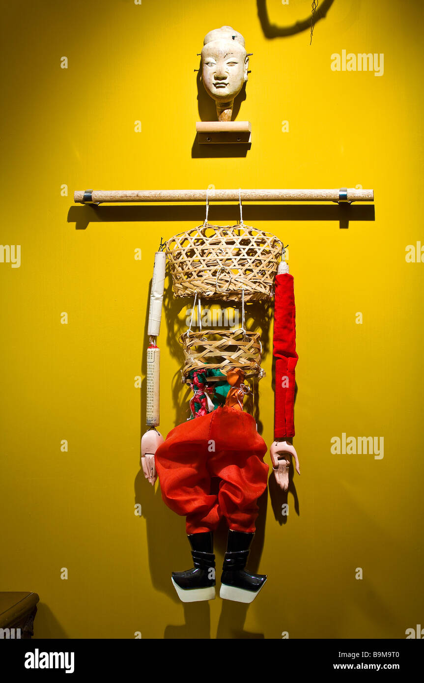 Taiwan, Taipei, Lin LiuHsin Puppet Museum, puppets exhibition Stock