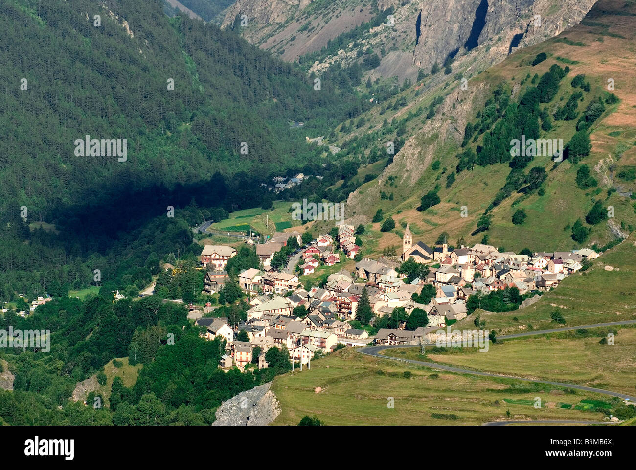 France Hautes Alpes Vallee De L Oisans La Grave Village Stock Photo Alamy