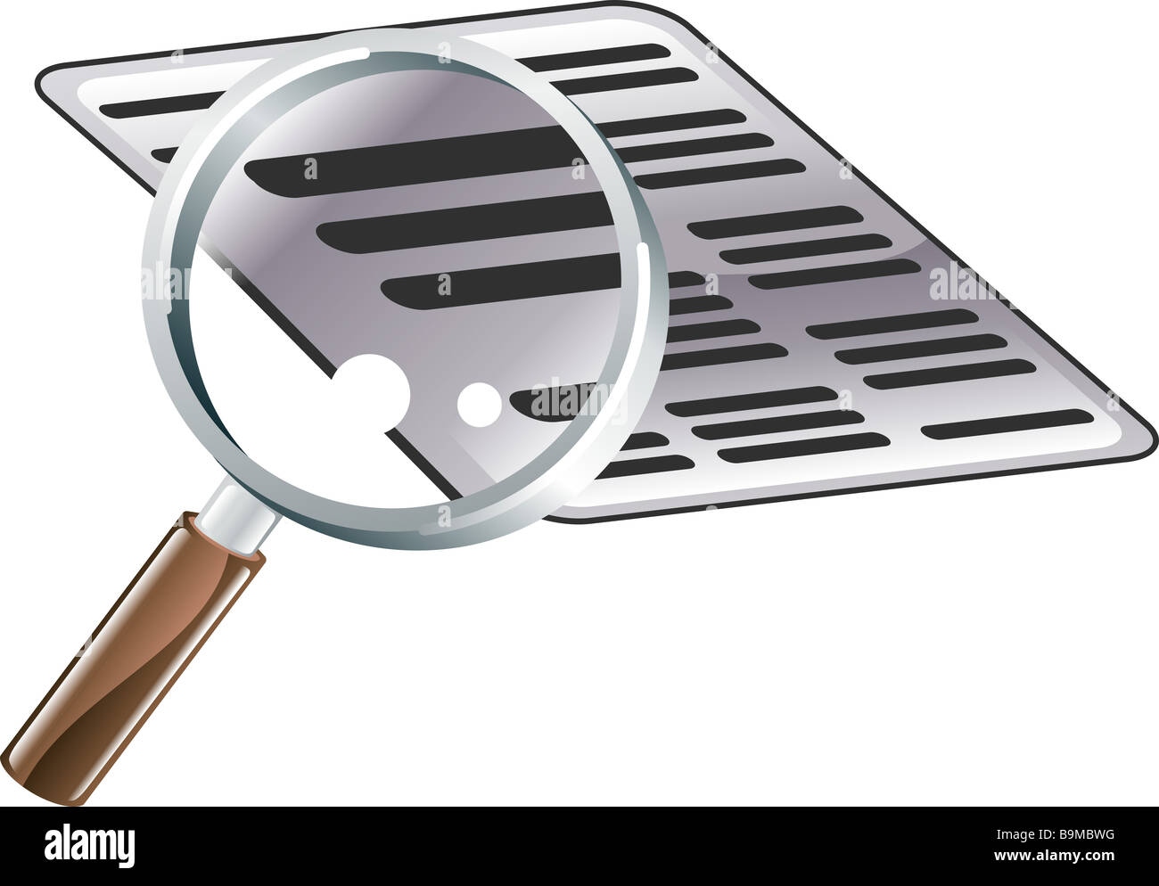 Magnifying glass clipart hi-res stock photography and images - Alamy
