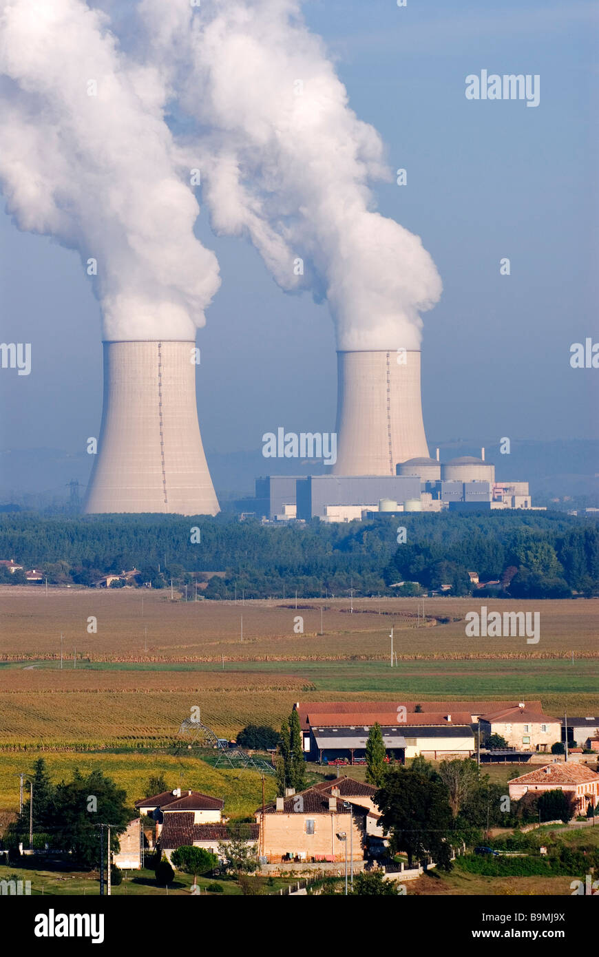 France, Tarn et Garonne, Golfech nuclear power station Stock Photo - Alamy