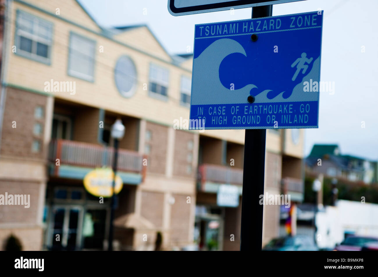 La tsunami warning zone