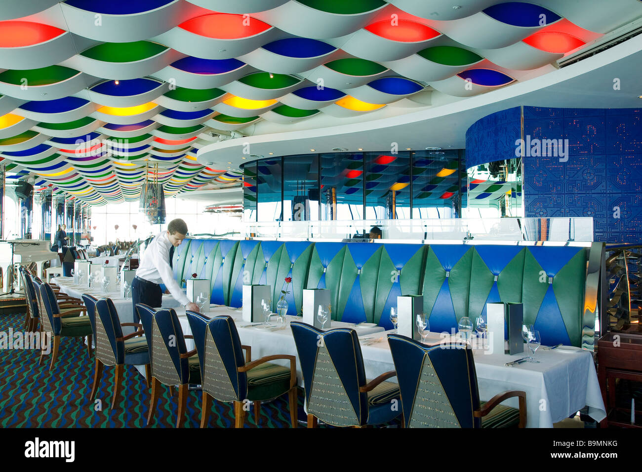Burj al arab hotel interior restaurant hi-res stock photography and ...