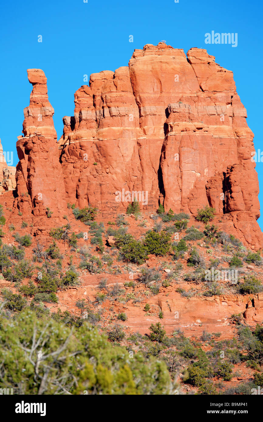 Red Rocks Formations Stock Photo