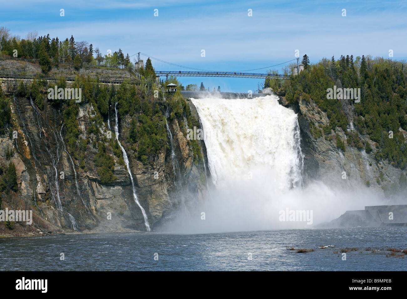 Canada, Quebec Province, Chute Montmorency park Stock Photo