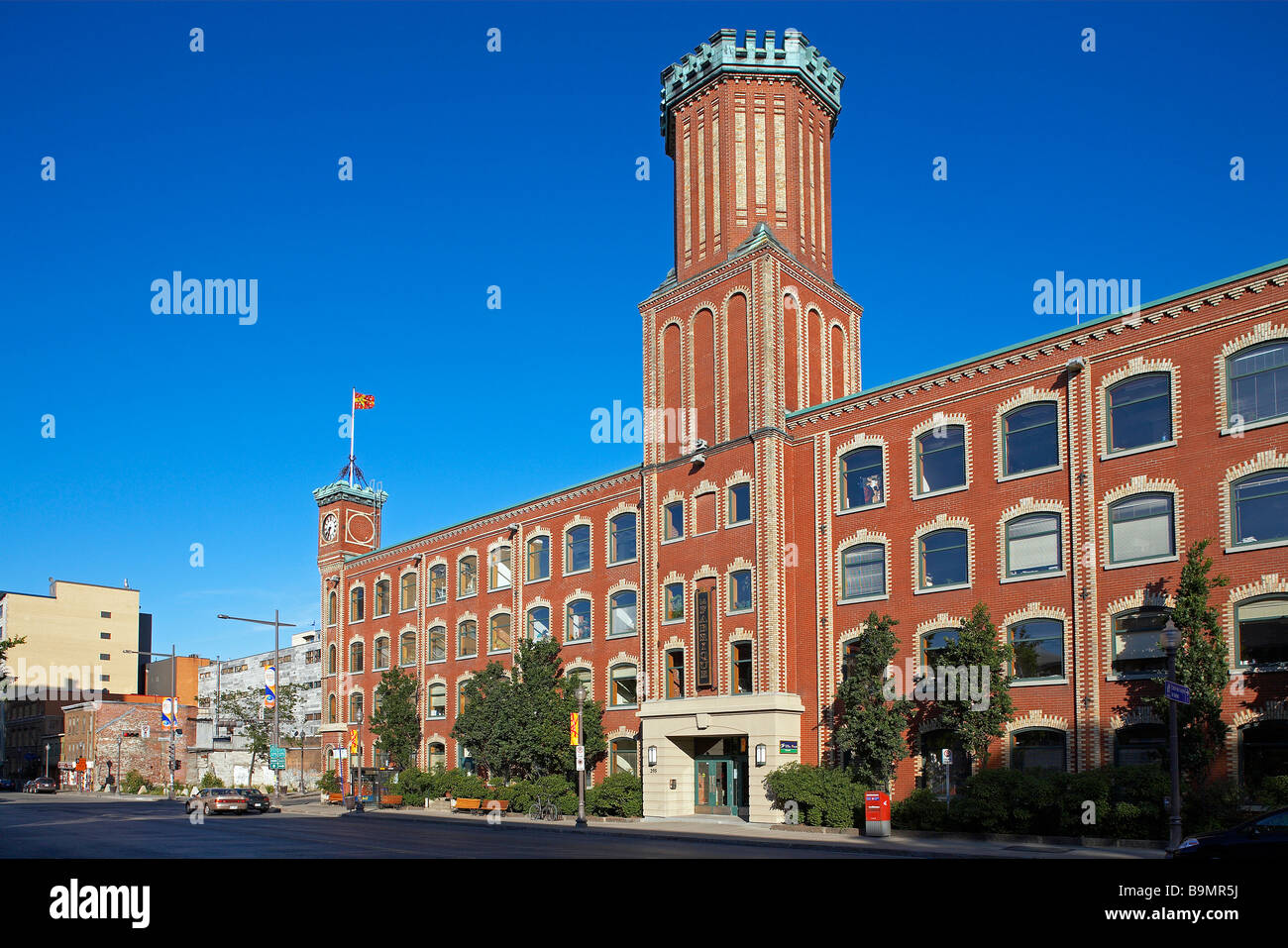 Canada, Quebec Province, Quebec City, Saint-Roch district, la Fabrique, industrial architecture Stock Photo