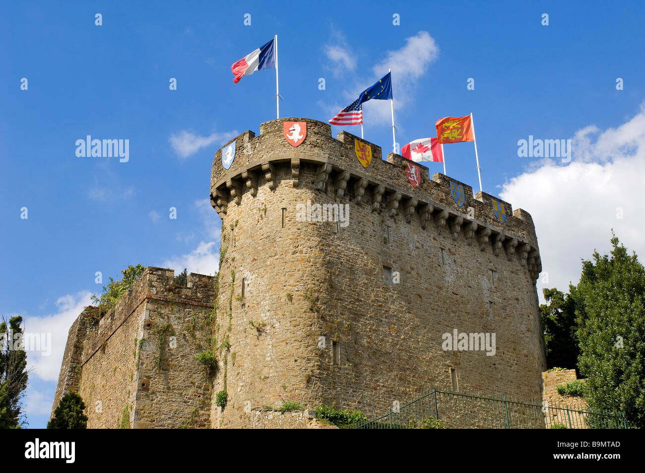 France, Manche, Avranches, castle and donjon Stock Photo
