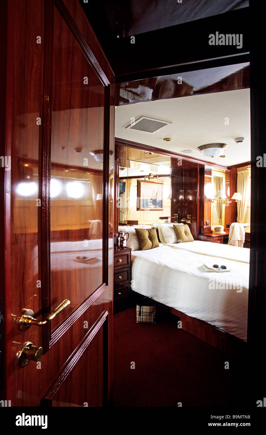 France Corse Cruise Aboard Royal Clipper Sail Suite Cabin Stock Photo Alamy