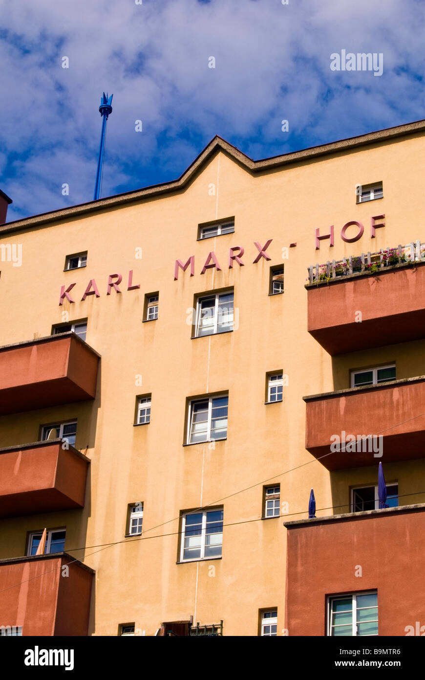Karl Marx Hof building, Vienna, Austria Stock Photo