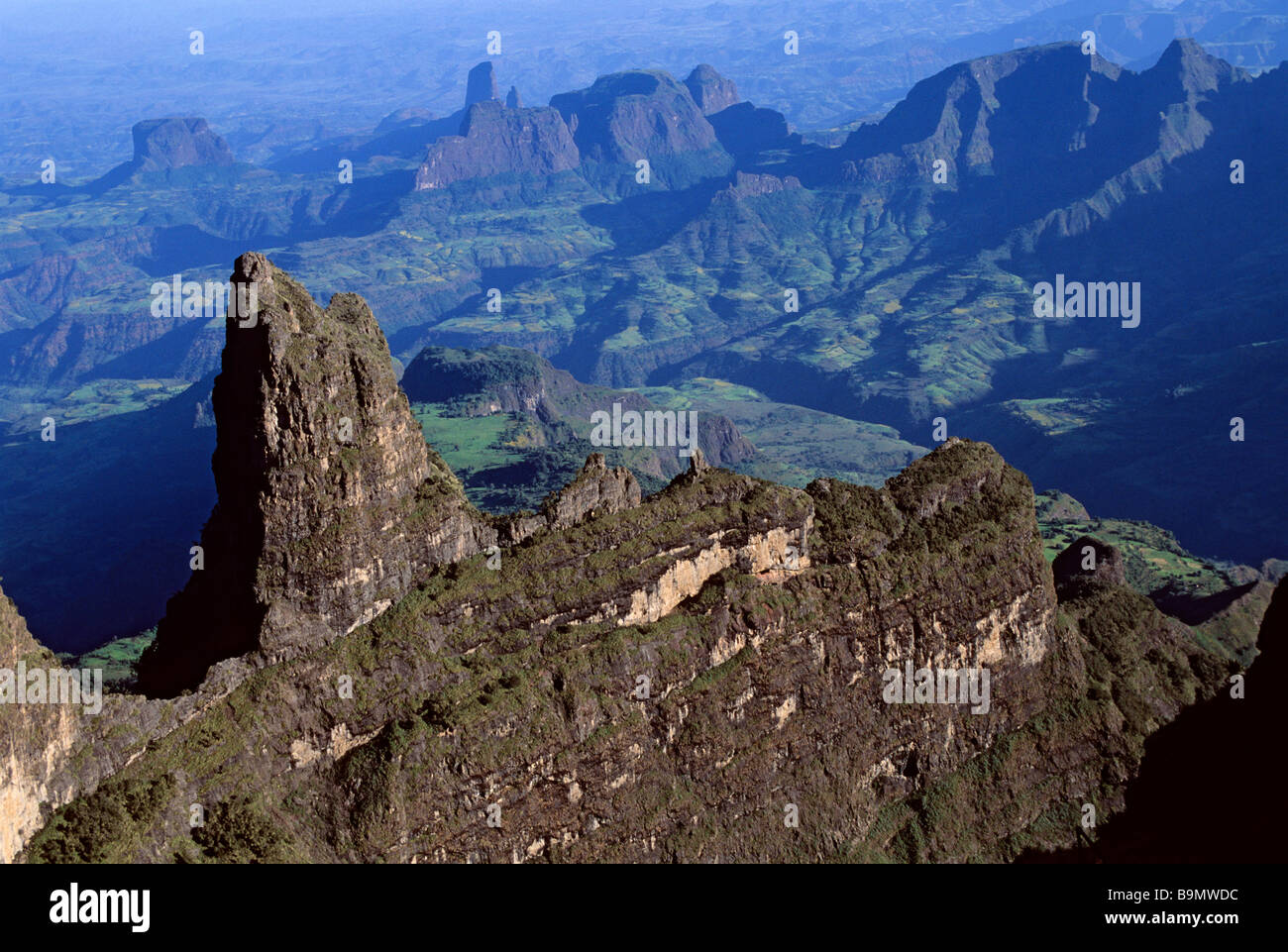 Ethiopia, Simien National Park, classified as World Heritage by UNESCO ...