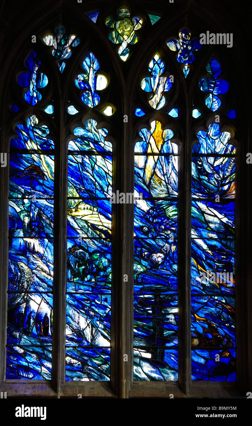 Stained Glass Window (Designed by Tom Denny in 1992) Interior of