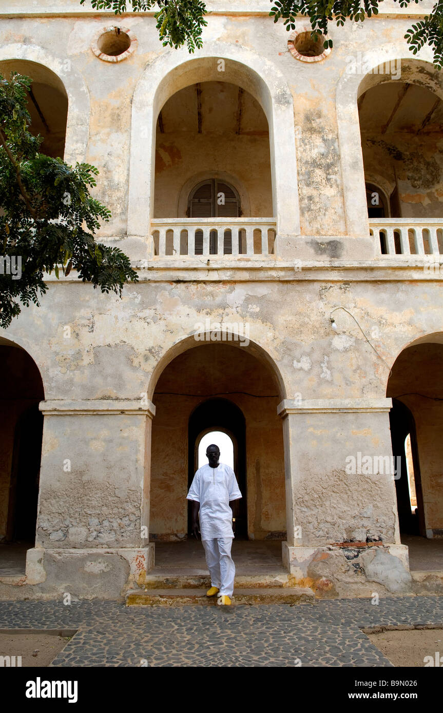 Senegal, Goree Island, classified as World Heritage by UNESCO, old Governor 's Palace Stock Photo