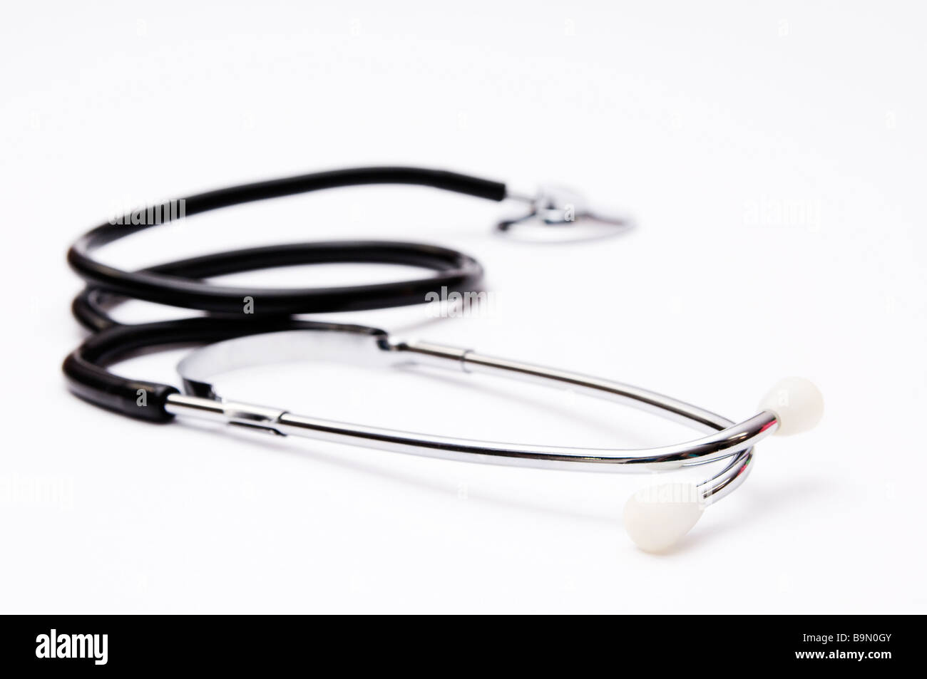 stethoscope medicine isolated on white background Stock Photo - Alamy