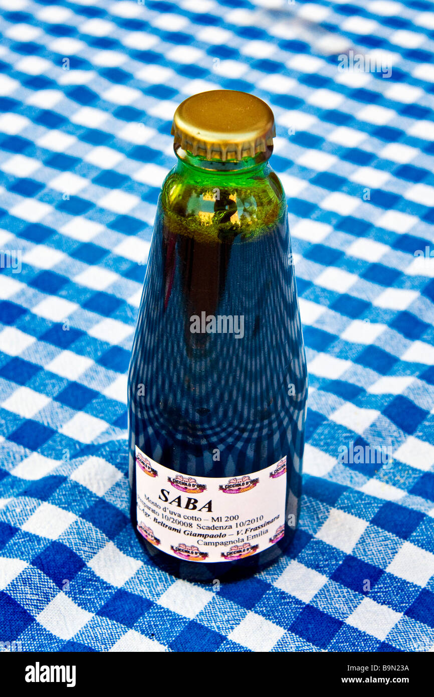 Modena flavors the saba syrup cooked grape must Stock Photo Alamy