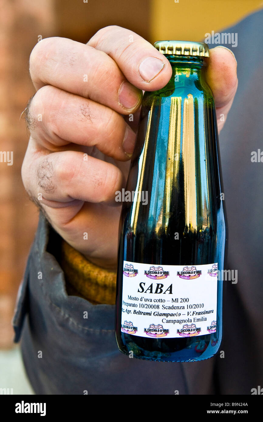 Modena flavors the saba syrup cooked grape must Stock Photo Alamy