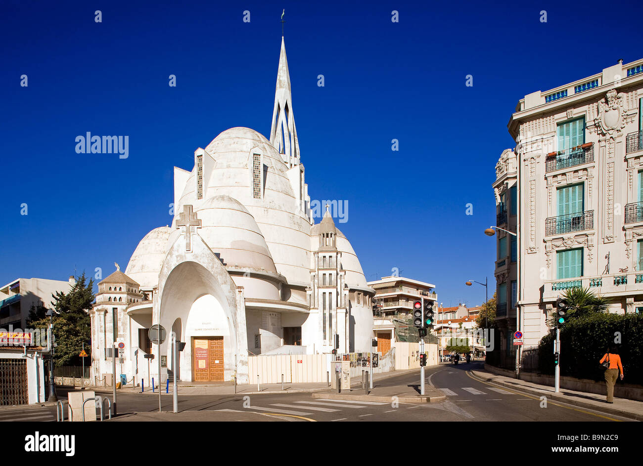 France, Alpes Maritimes, Nice, Sainte Jeanne d' Arc church (1933) by