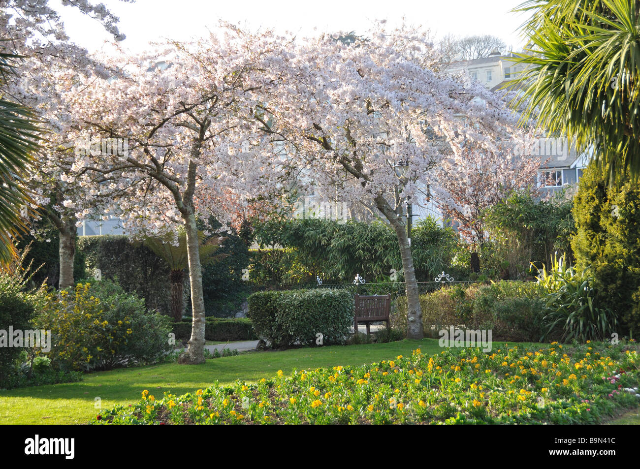 The Royal Avenue Garden in Dartmouth, Devon, England Stock Photo Alamy