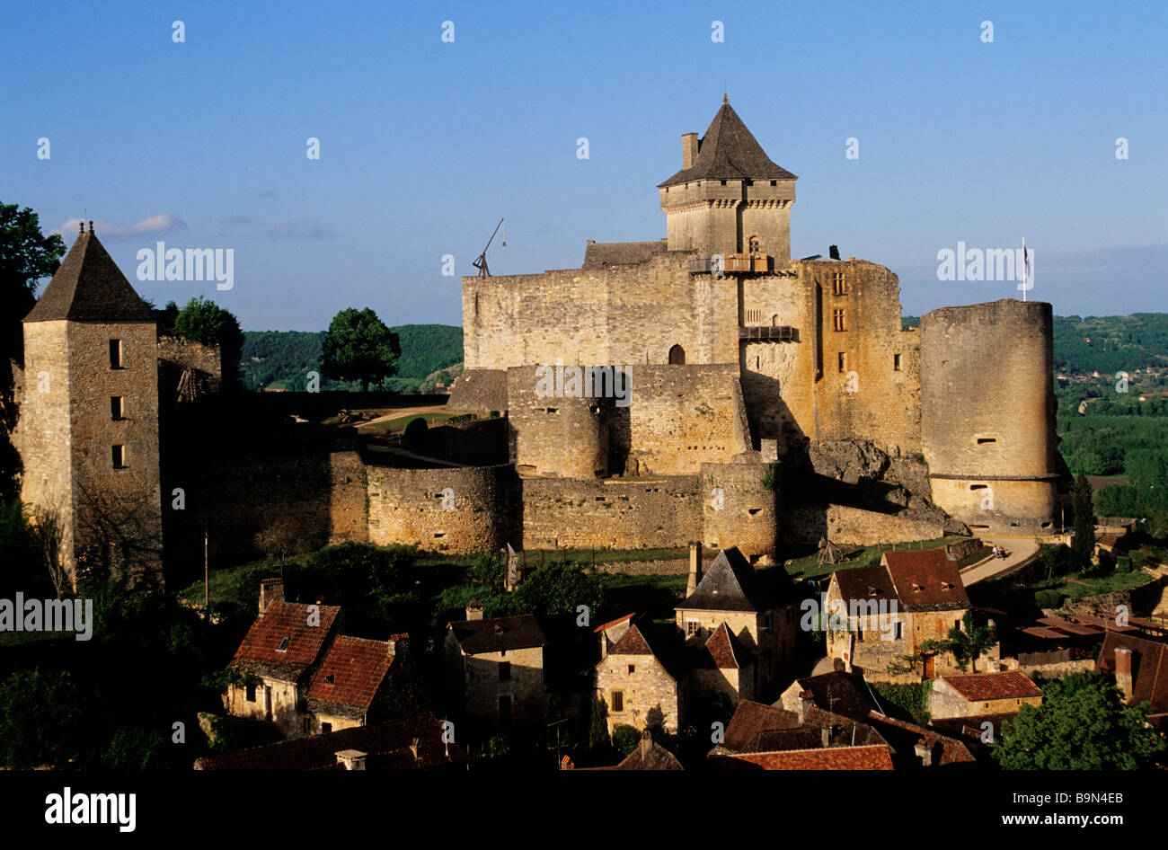 France, Dordogne, Perigord Noir, Dordogne Valley, Castelnaud la ...