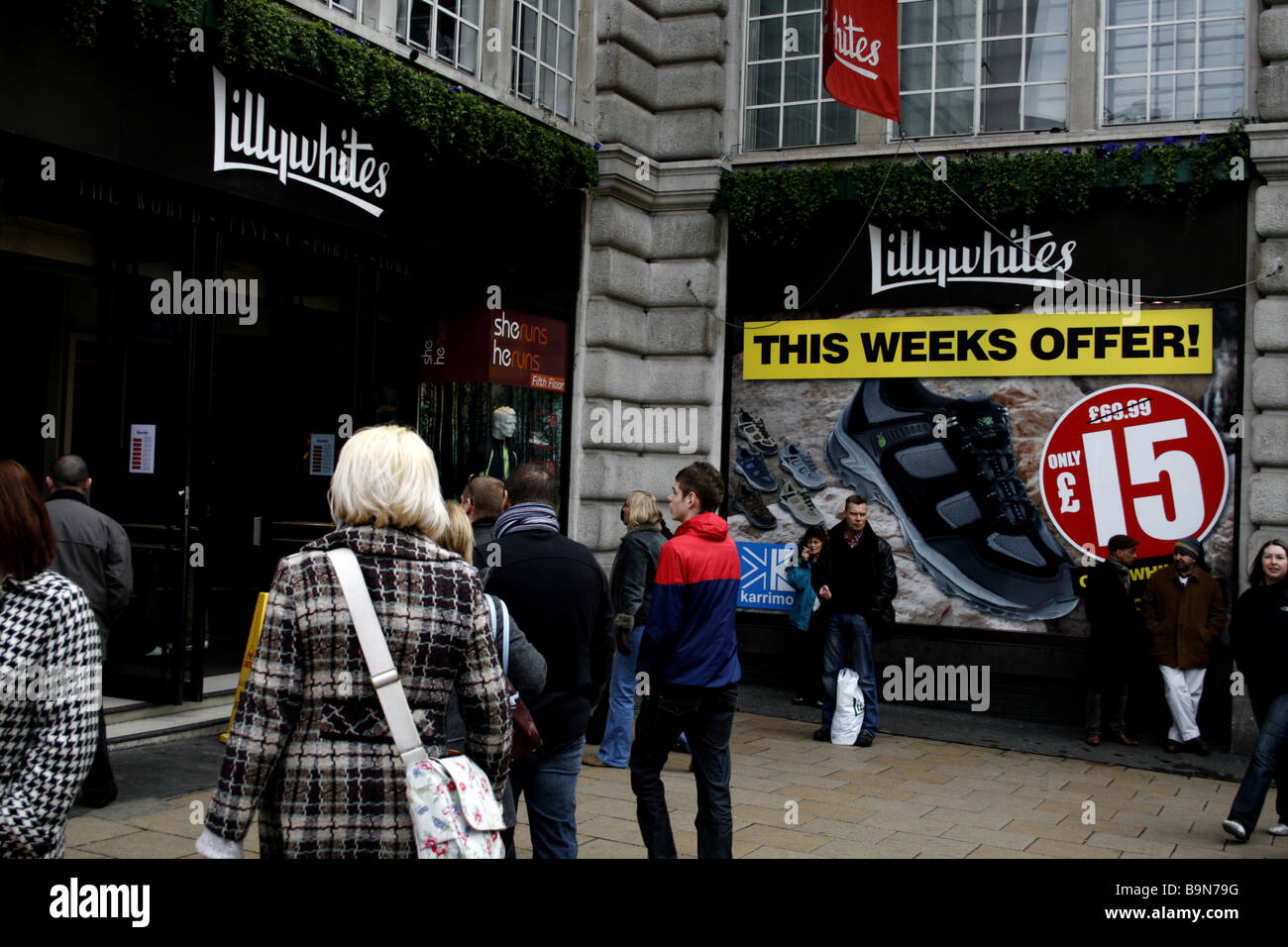 lillywhites sports shop piccadilly london england uk 2009 Stock Photo