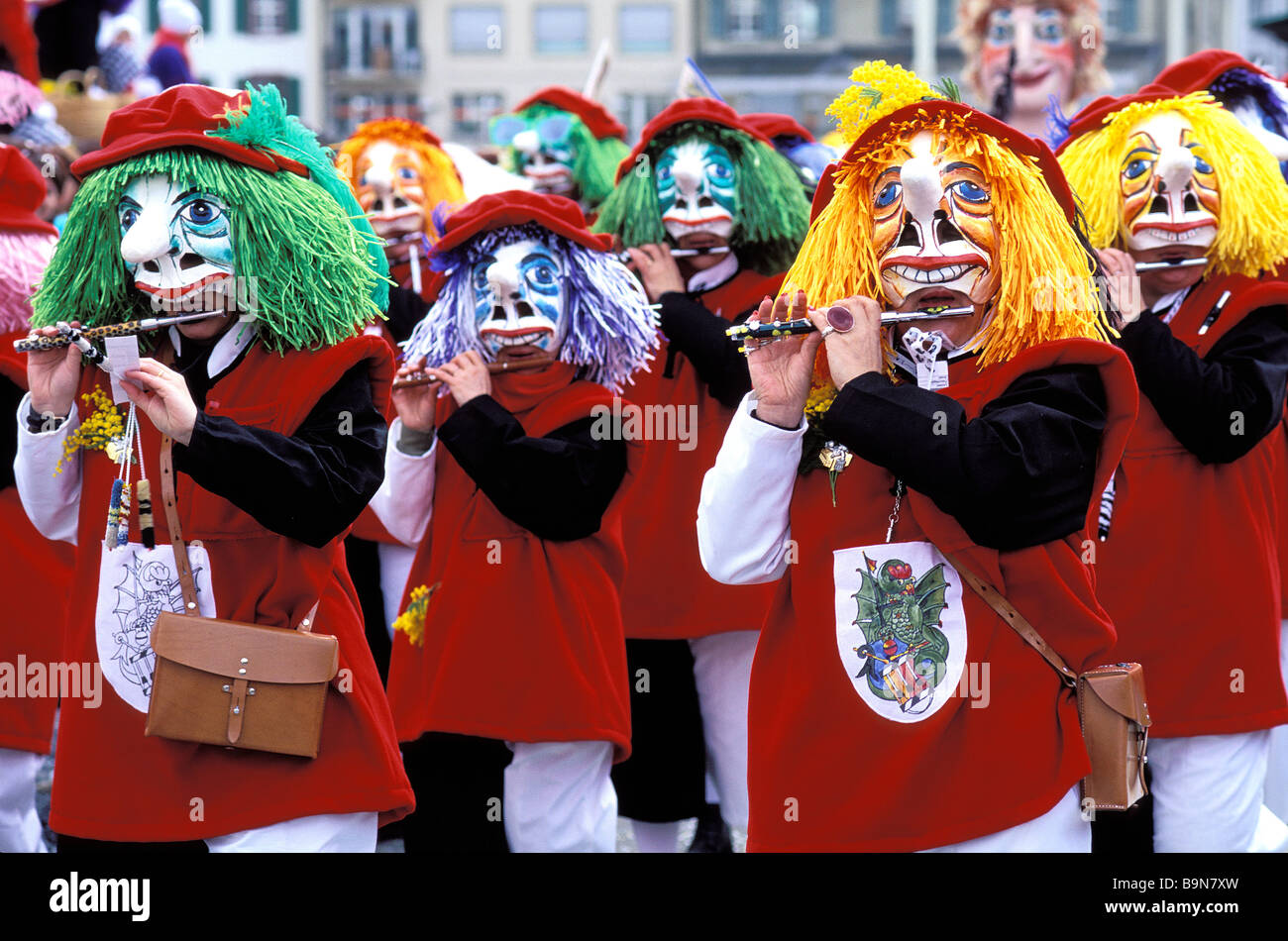 Switzerland, Basel Carnival Stock Photo - Alamy