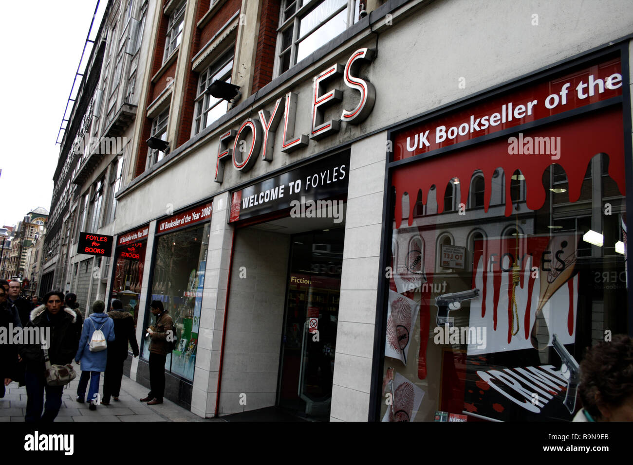 exterior general view of foyles charing cross road london