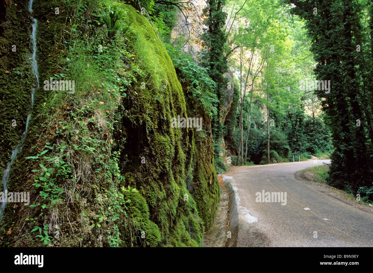 France, Drome, Vercors, Ombleze Gorge Stock Photo