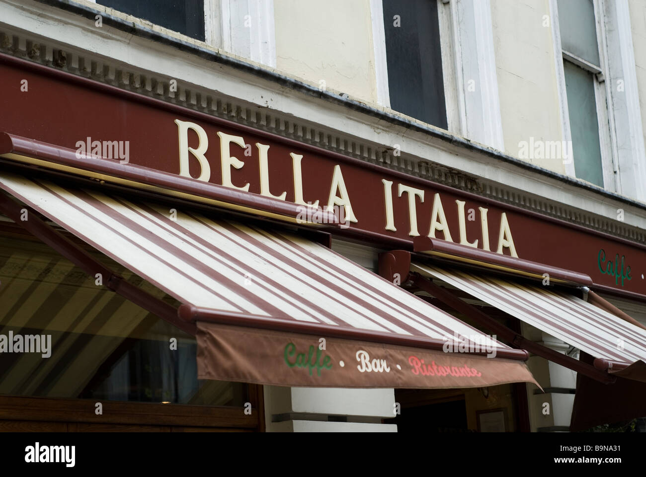 Bella Italia, Italian restaurant on Deansgate Manchester city centre UK Stock Photo