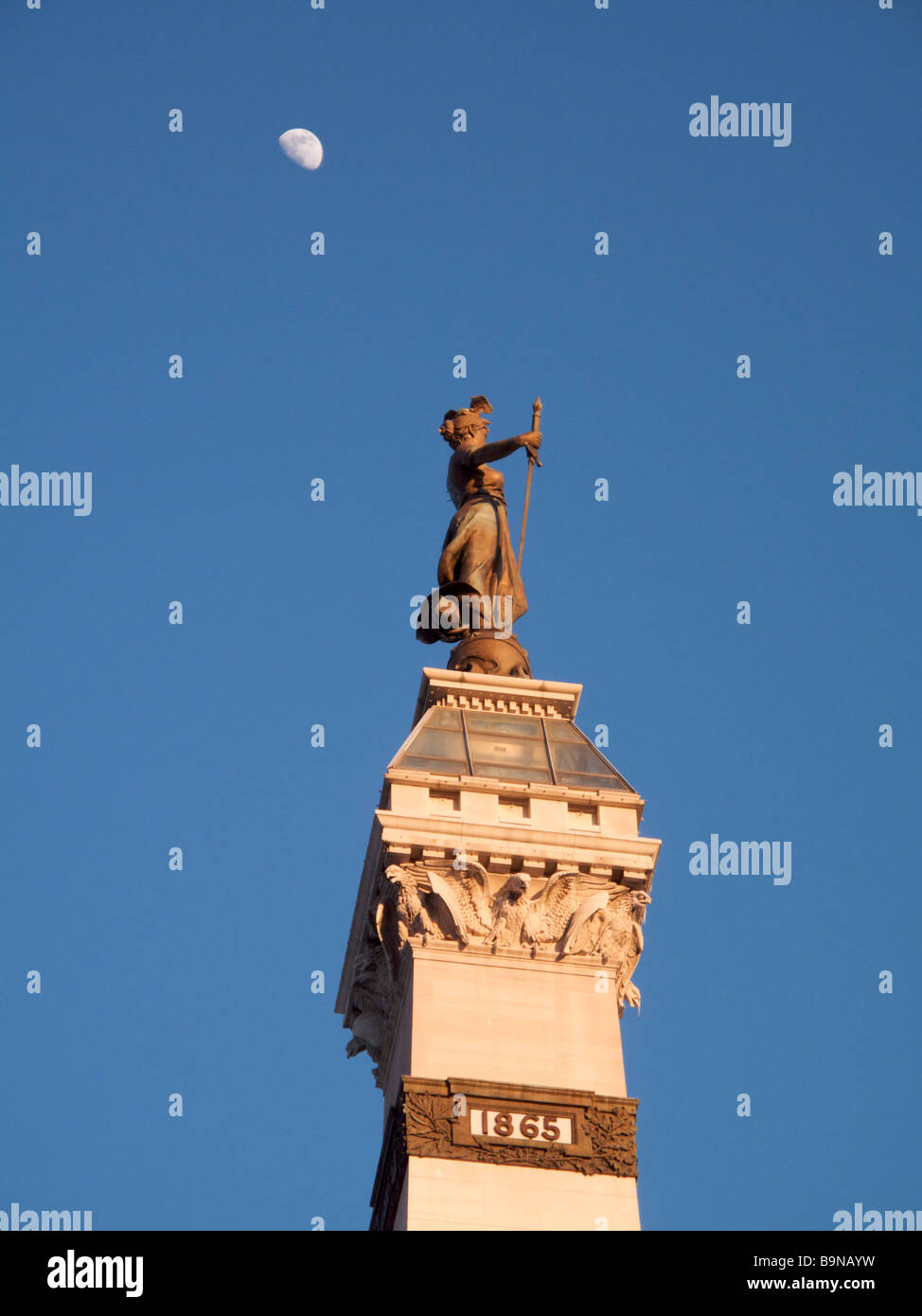 Civil War Memorial Indianapolis Indiana Stock Photo - Alamy