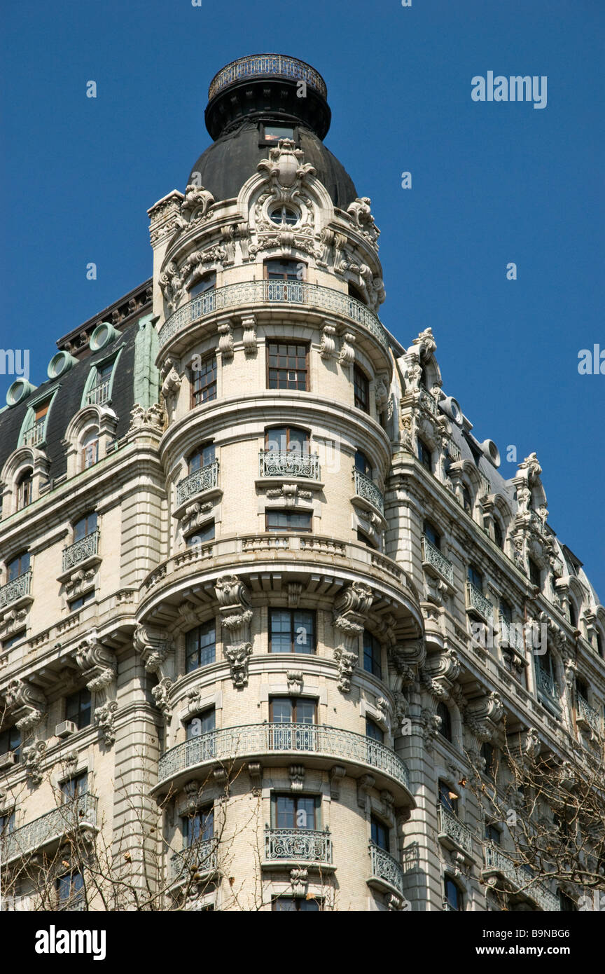The Ansonia Building on the Upper West Side of Manhattan Stock Photo