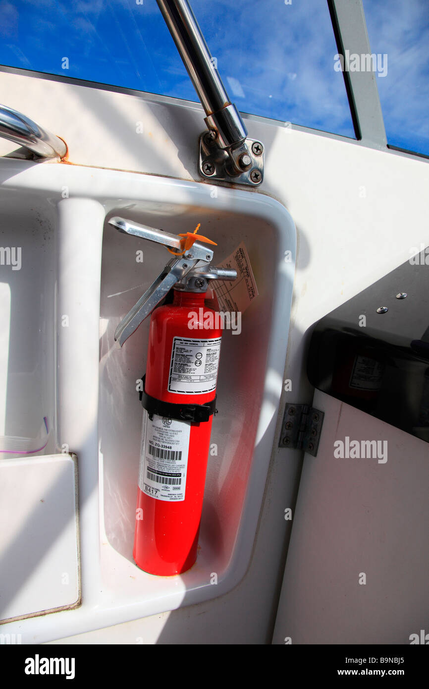 Marine fire extinguisher Stock Photo Alamy