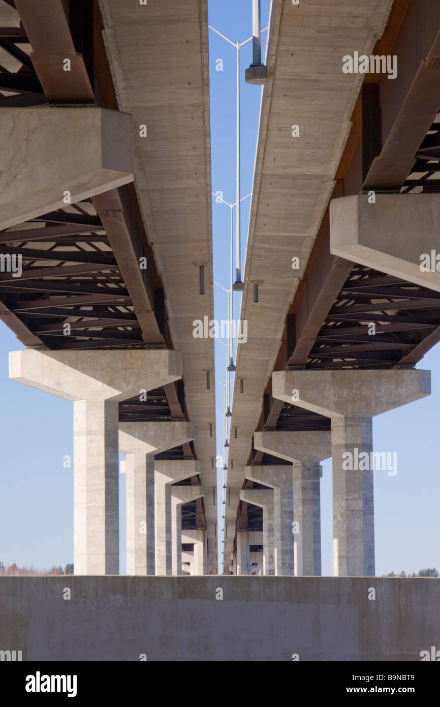 St. John River bridge TransCanada Highway, New Brunswick, Canada