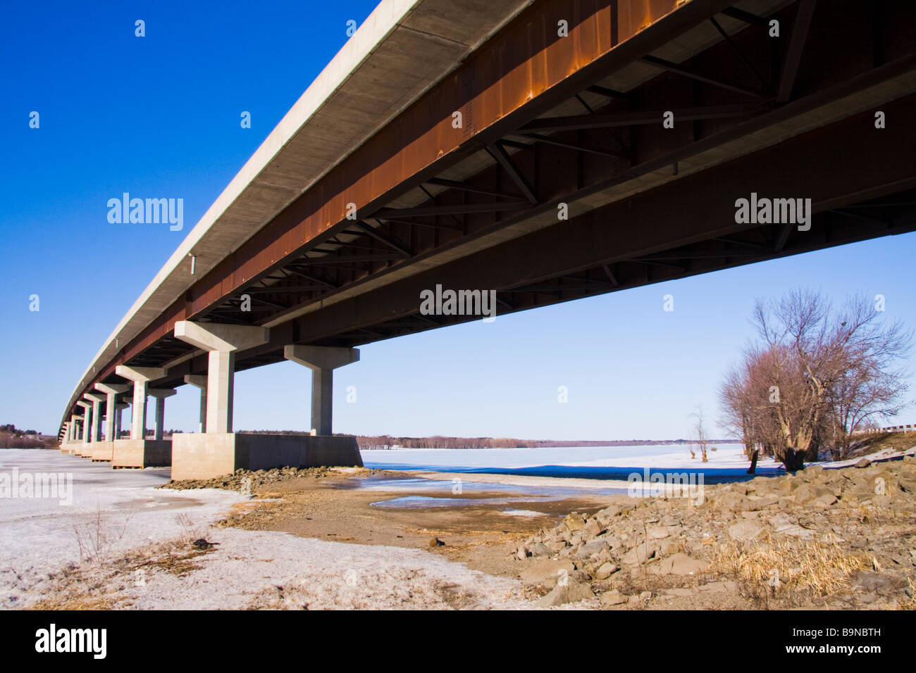 St. John River bridge TransCanada Highway, New Brunswick, Canada